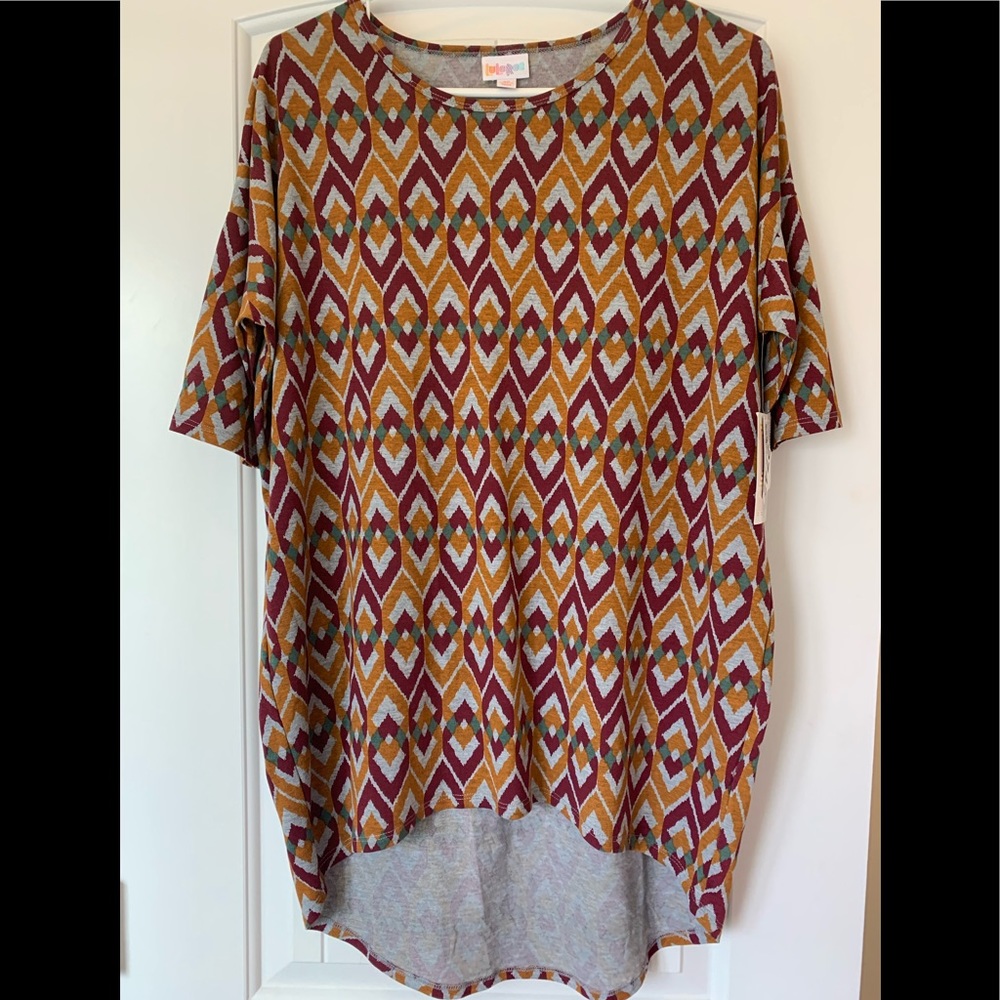 Lularoe 🍁🍂 patterned Irma, size XS, NWT
